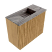 Mondiaz JOYA-DLUX Meuble de salle de bains 50cm - couleur Oak - Vasque FAYE position Milieu Sans trou de robinet couleur Sombra SW1424226
