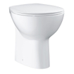 GROHE Bau closetzitting met deksel met softclose met quick release wit SW197126