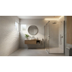Terravito Melora wandtegel - 30x75cm - gerectificeerd - Betonlook - White decor mat (wit) SW1119854