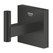 GROHE Start Cube QuickFix Patère - simple - carré - noir mat SW1127003
