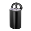 Brabantia Wasbox - 55 liter - couvercle en plastique - sac à linge amovible - matt black/donker grijs SW1026545