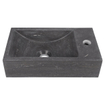 Differnz Hura Lave-mains - 40x22x11cm - pierre calcaire - gris SW1236898