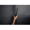 Hansgrohe Pulsify S Puro Ensemble de douche de tête thermostatique pluie - 26cm - douche de tête ronde - douchette à main sur barre - noir mat SW1151838