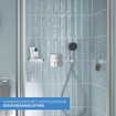 GROHE QuickFix Precision Thermostat Perfect inbouw douchesysteem met Vitalio Comfort 250 hoofddouche chroom SW1120187