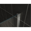 Wiesbaden Slim profielset met stabilisatiestang 120 cm geborsteld staal SW203912