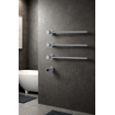 FugaFlow Eccelente Caloro Radiateur électrique pour serviettes - 52x54x13cm - 30 watts - acier inoxydable brossé SW1449175