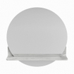 Mondiaz SPOT Miroir de salle de bain - rond 60cm - plan de miroir - couleur Opalo SW1235653