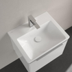 Villeroy & boch subway 3.0 lavabo de meuble 55x44x16.5cm rectangle 1 trou pour robinet sans trou de trop-plein blanc alpin gloss ceramic+ SW702082