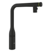 GroheEssence SmartControl1-gats keukenkraan m. uittrekbare uitloop m. 2 straalsoorten voorsprong 20.1cmphantom black SW901526