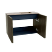 Mondiaz JOYA-DLUX Meuble de toilette 60cm - couleur Shadow - Vasque FAYE position Droite Sans trou de robinet couleur Arena SW1424794