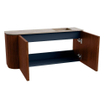 Mondiaz JOYA-DLUX 91.6cm toiletmeubel - ronding links kleur Ruby - Wastafel FAYE positie Rechts 1 kraangat kleur Arena. SW1425302