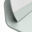 Mondiaz SPOT Miroir de salle de bain - rond 50cm - plan de miroir - couleur Greey SW1235533