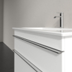 Villeroy & Boch Venticello meuble de salle de bains sous lavabo - 75,3x59cm - 2x tiroir blanc mat GA52835