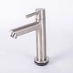 FortiFura Calvi Pack Lave-mains - 1 trou de robinet - gauche - robinet Inox - Blanc SW968211