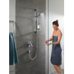 Hansgrohe Crometta vario ensemble de douche 65cm avec porte-savon blanc chrome SW73216
