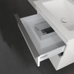 Villeroy & Boch Venticello meuble sous-lavabo - avec 2 tiroirs pour lavabo - 60.3x50.2x59cm - blanc brillant 1025474