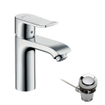 Hansgrohe Metris robinet de lavabo avec vidage chrome 0450906
