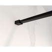 FortiFura Galeria barre de renfort rallongée 200cm pour douche à l'italienne - avec kit de fixation - noir mat SW927767