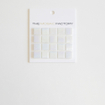 SAMPLE The Mosaic Factory Amsterdam mozaïektegel 2x2x0.4cm voor wand en vloer voor binnen en buiten vierkant Glas Off white SW861934