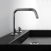 Clou Wash Me wastafel 70x42cm zonder plug Keramiek Zwart mat SW9256