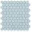 By goof mosaïque hexagonale bleu clair 29.5x29.5cm carreau de mur mosaïque bleu mat SW727420