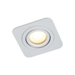 QAZQA Alberto Inbouwspot set - 1 spot - 9x11.2cm - inclusief dimbare led lamp - IP44 - Vierkant - Wit SW1477248