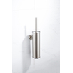 Fortifura Calvi porte-brosse de toilette - modèle fermé - mural - rond - Inox brossé SW1111542