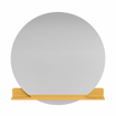 Mondiaz SPOT Badkamerspiegel - rond 120cm - spiegelplanchet - kleur Ocher SW1235568