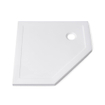 Marenza Diamond Receveur de douche - 90x90x4cm - pentagone - blanc SW1188