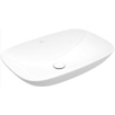 Villeroy & Boch Loop & friends lavabo à poser - 56x38cm - rectangulaire avec trop-plein CeramicPlus blanc SW644148