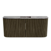Mondiaz JOYA-DLUX 93.2cm toiletmeubel - ronding links en rechts kleur Shadow - Wastafel FAYE positie Midden Zonder kraangat kleur Sombra. SW1425240