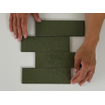 Terravito Nocino wandtegel - 6x18.6cm - Selva glans (groen) SW1159380