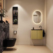 MONDIAZ TURE-DLUX Meuble toilette - 60cm - Oro - EDEN - vasque Lava - position droite - 1 trou de robinet SW1103930