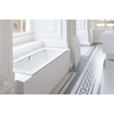 Bette One baignoire en tôle d"acier rectangulaire 170x70x42cm blanc mat 0371813