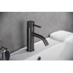 Wiesbaden Ribbd wastafelkraan met coldstart gunmetal PVD SW632115