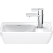 Duravit D-Neo Lavabo pour WC 40x22x14cm 1 trou de robinet rectangulaire Céramique Blanc SW544121