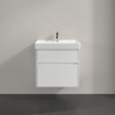 Villeroy & Boch Collaro meuble sous-lavabo - 60,4x54,6cm - 2 tiroirs Glossy white SW479543