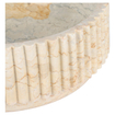 Differnz Ribba waskom - 40x40x14cm - marmer - beige SW1566361