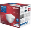 Duravit D-Neo wandtoilet met zitting 37x54x40cm Wit Hoogglans SW544305