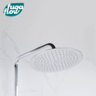 FugaFlow Efficiente Sobrado ensemble de douche à effet pluie avec thermostat douche de tête 30cm douchette à main 3 positions chrome 110cm SW1123781