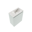 MONDIAZ TURE-DLUX meuble de toilette 40 cm Greey. Lavabo EDEN Ostra position droite. Avec 1 trou de robinet. SW1104853