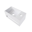 Wiesbaden Julia fontaine droite 35 x 20 x 16 cm solid surface mat blanc SW110910