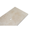 Saniclass Travertine Plateau - 80x46cm - sans trous de robinetterie - 1 découpe pour siphon - pierre naturelle marbrée SW1242427