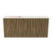 Mondiaz JOYA-DLUX Meuble de salle de bains 90cm - couleur Dusk - Vasque FAYE position Gauche 1 trou de robinet couleur Meli. SW1425823