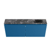 MONDIAZ TURE-DLUX meuble de toilettes 120 cm Jeans. Lavabo EDEN Lava position à droite. Sans trou de robinet. SW1103849