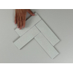 Terravito Nocino wandtegel - 6x18.6cm - White glans (wit) SW1159383