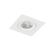 QAZQA Xena Spot encastré - 8x8 cm - IP44 - carré - blanc mat SW1187250
