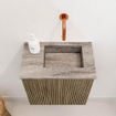 Mondiaz JOYA-DLUX Meuble de toilette 40cm - couleur Dusk - Lavabo FAYE position Droite Sans trou de robinet couleur Oza SW1425955