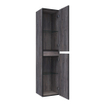 BRAUER Joy Edge Armoire colonne 35x35x160cm MFC Grey Canyon et noir mat SW522786