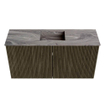 Mondiaz JOYA-DLUX 80cm toiletmeubel - kleur Shadow - Wastafel FAYE positie Midden 1 kraangat kleur Sombra. SW1425194